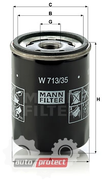  2 - Mann Filter W 713/35   