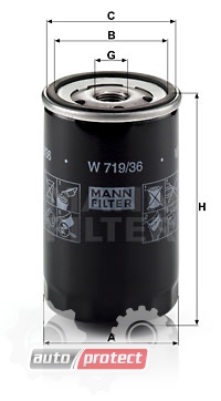  2 - Mann Filter W 719/36   