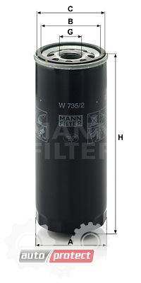  2 - Mann Filter W 735/2   