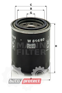  2 - Mann Filter W 814/80   