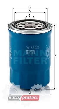  2 - Mann Filter W 830/3   