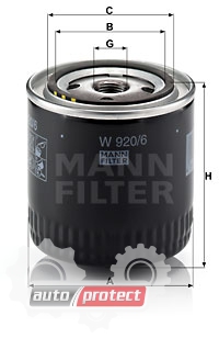  2 - Mann Filter W 920/6   