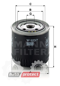  2 - Mann Filter W 920/7   