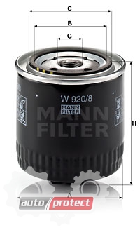  2 - Mann Filter W 920/8   