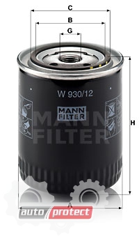  2 - Mann Filter W 930/12   