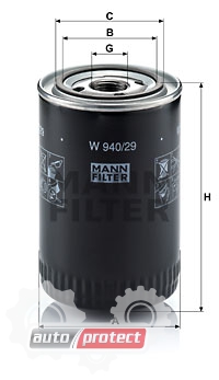  2 - Mann Filter W 940/29   