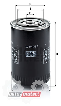  2 - Mann Filter W 940/81   