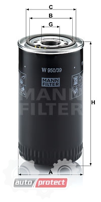  2 - Mann Filter W 950/39   
