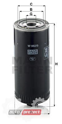  2 - Mann Filter W 962/6   
