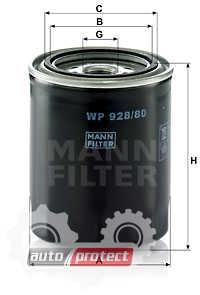  2 - Mann Filter WP 928/80   