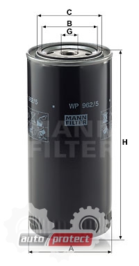  2 - Mann Filter WP 962/5   
