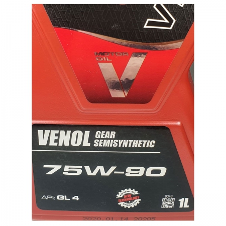  2 - Venol 75W-90 GL-4 Gear Semisyntetic   