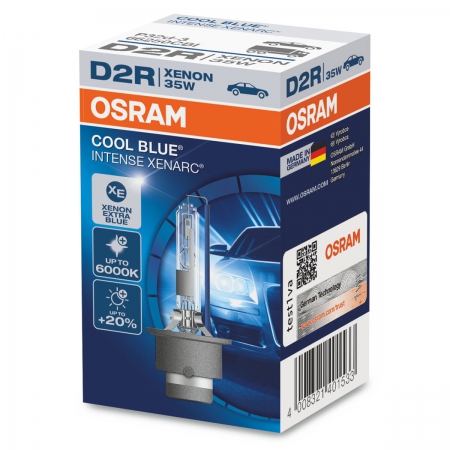  1 - Osram 66250CBI Cool Blue Intense Xenarc   D2R 85V 35W 