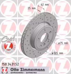  1 - Zimmermann 150.3431.52   BMW X3 E83 