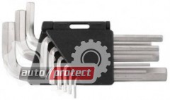 InterTool Набор Г-образных шестигранных ключей 9шт, 1,5-10мм Фото 1 - InterTool Набор Г-образных шестигранных ключей 9шт, 1,5-10мм