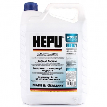 Hepu P999 G11 Антифриз синий, концентрат до -80С Фото 4 - Hepu P999 G11 Антифриз синий, концентрат до -80С