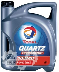Фото 1 - Total Quartz 7000 Energy 10W-40 Полусинтетическое моторное масло 