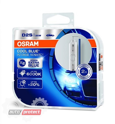  6 - Osram 66240CBI-HCB Cool Blue Intense Xenarc   D2S 85V 35W,  2 
