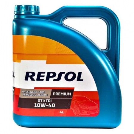 Repsol Premium GTI/TDI 10W-40 Полусинтетическое моторное масло Фото 1 - Repsol Premium GTI/TDI 10W-40 Полусинтетическое моторное масло
