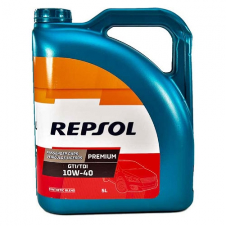 Repsol Premium GTI/TDI 10W-40 Полусинтетическое моторное масло Фото 3 - Repsol Premium GTI/TDI 10W-40 Полусинтетическое моторное масло