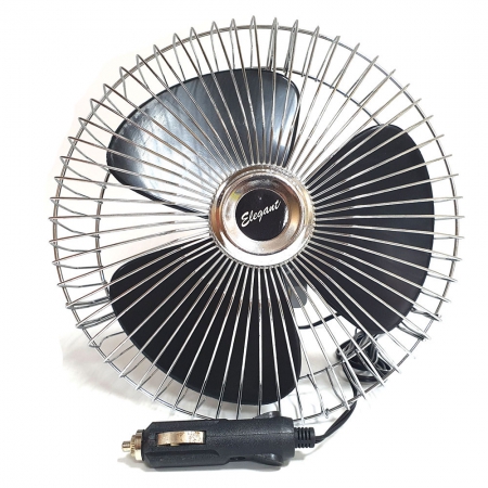 Elegant EL101544 Вентилятор автомобильный, 24V, от прикуривателя, на креплении Фото 2 - Elegant EL101544 Вентилятор автомобильный, 24V, от прикуривателя, на креплении