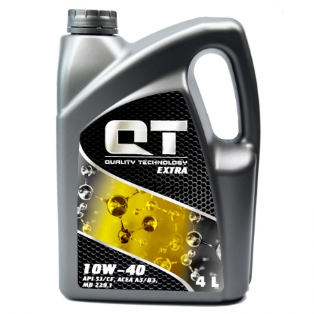  2 - QT-oil Extra 10W-40    ,  4 . QT1210404