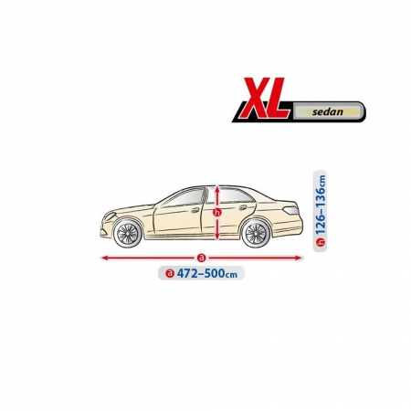 Kegel-Blazusiak 5-4323-241-2092 Optimal Garage XL Sedan Чехол-тент автомобильный на седан, XL Фото 4 - Kegel-Blazusiak 5-4323-241-2092 Optimal Garage XL Sedan Чехол-тент автомобильный на седан, XL