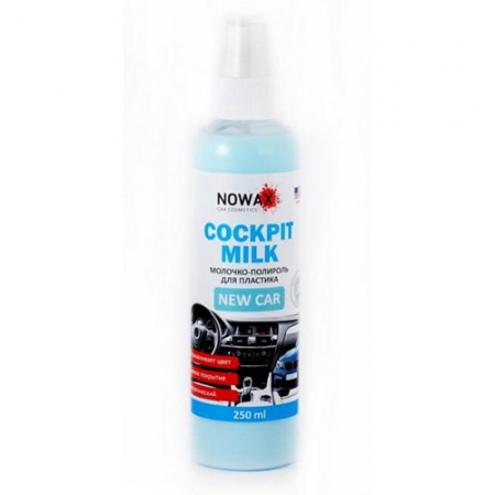 Nowax Black Cockpit Milk Молочко-полироль для пластика Фото 3 - Nowax Black Cockpit Milk Молочко-полироль для пластика
