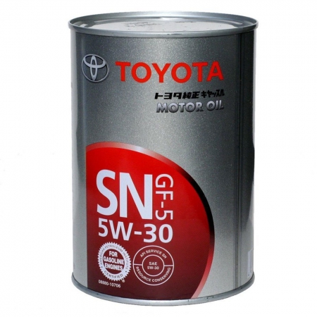  1 - Toyota SN/GF-5 5W-30 (Japan)    ,  1 . 08880-10706