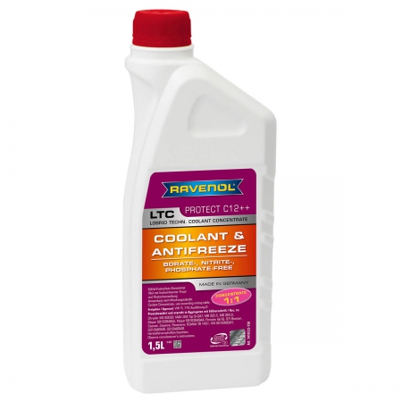 Ravenol LTC Protect C12++ Concentrate G12++ -64С Антифриз концентрат фиолетовый Фото 1 - Ravenol LTC Protect C12++ Concentrate G12++ -64С Антифриз концентрат фиолетовый