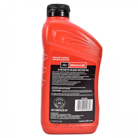  3 - Ford Motorcraft 5W-20 Synthetic Blend Motor Oil    