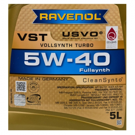  6 - Ravenol VST SAE 5W40    