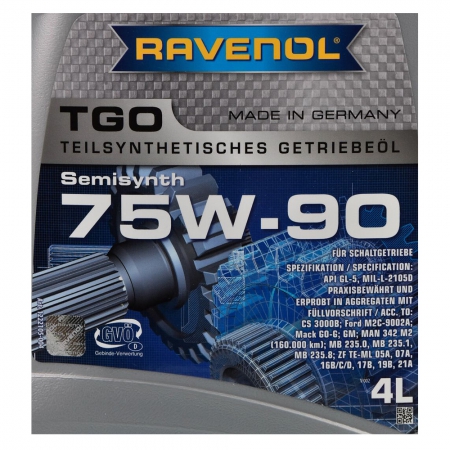  5 - Ravenol 75W90 TGO GL5    