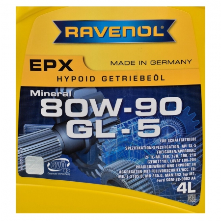  5 - Ravenol EPX 80W90 GL5    