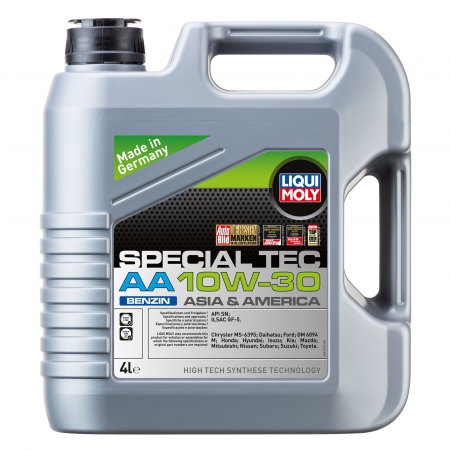 Liqui Moly SPECIAL TEC AA Benzin 10W30 Синтетическое моторное масло для бензиновых двигателей Фото 2 - Liqui Moly SPECIAL TEC AA Benzin 10W30 Синтетическое моторное масло для бензиновых двигателей