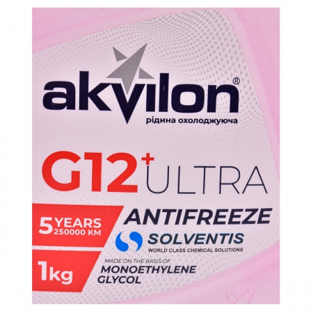 Akvilon Ultra G12+ Антифриз красный, готовый -40C Фото 2 - Akvilon Ultra G12+ Антифриз красный, готовый -40C