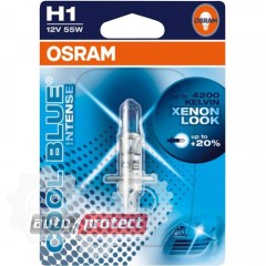  3 - Osram Cool Blue Intense 64150 H1 12V 55W  , 1 