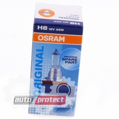 4 - Osram Original Spare Part H8 12V 35W  , 1 