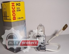  1 - Bosch Pure Light H3 12V 55W  , 1 