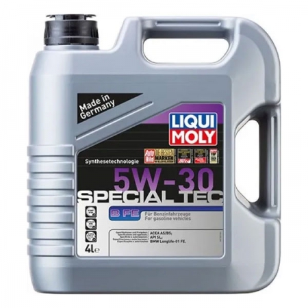 Liqui Moly Special Tec B FE 5W-30 Синтетическое моторное масло (21380, 21381, 21382) Фото 2 - Liqui Moly Special Tec B FE 5W-30 Синтетическое моторное масло (21380, 21381, 21382)