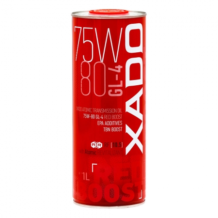 Xado Atomic Oil 75W-80 GL 4 RED BOOST Трансмиссионное масло Фото 1 - Xado Atomic Oil 75W-80 GL 4 RED BOOST Трансмиссионное масло