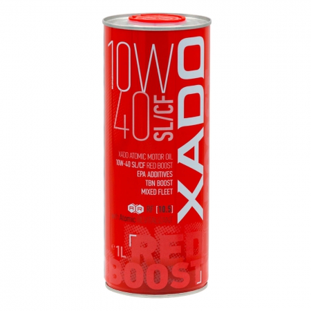 Xado Atomic Oil 10W-40 SL/CF RED BOOST Полусинтетическое моторное масло Фото 2 - Xado Atomic Oil 10W-40 SL/CF RED BOOST Полусинтетическое моторное масло