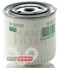 MANN-FILTER MF W920/21 масляный фильтр 1 Фото 1 - MANN-FILTER MF W920/21 масляный фильтр 1