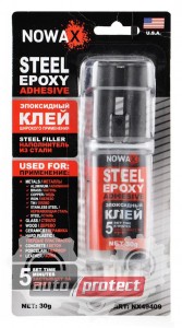  1 - Nowax Steel Epoxy Adhesive    ,  1,  30 . NX49409