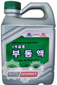 Hyundai Long Life Coolant Антифриз оригинальный зеленый 1 Фото 1 - Hyundai Long Life Coolant Антифриз оригинальный зеленый 1