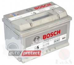 Bosch S5 Silver74 Ач -/+ 750A Аккумулятор автомобильный Фото 1 - Bosch S5 Silver74 Ач -/+ 750A Аккумулятор автомобильный