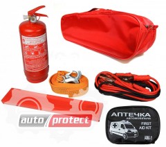 Autoprotect Набор автомобилиста, красная сумка, 6 предметов + перчатки в подарок! 1 Фото 1 - Autoprotect Набор автомобилиста, красная сумка, 6 предметов + перчатки в подарок! 1