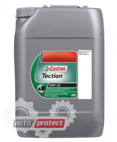 Castrol Tection 10W-40 Полусинтетическое моторное масло Фото 1 - Castrol Tection 10W-40 Полусинтетическое моторное масло