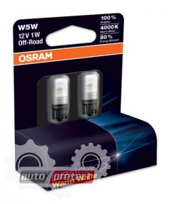  1 - Osram Ledriving Warm White W5W 12V 1W  , 2 