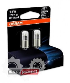  1 - Osram Ledriving Cool White 3850 T4W 12V 1W  , 2 